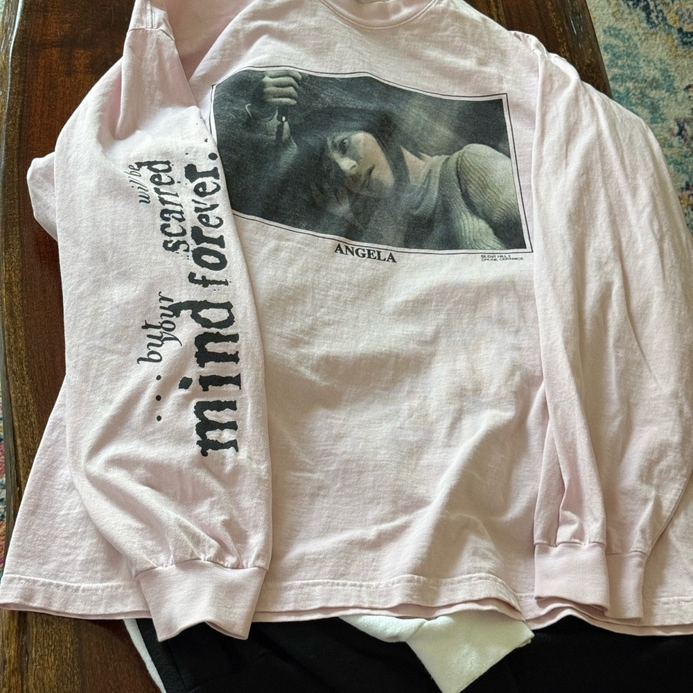 Angela Graphic Long Sleeve Shirt online ceramics silent hill 2